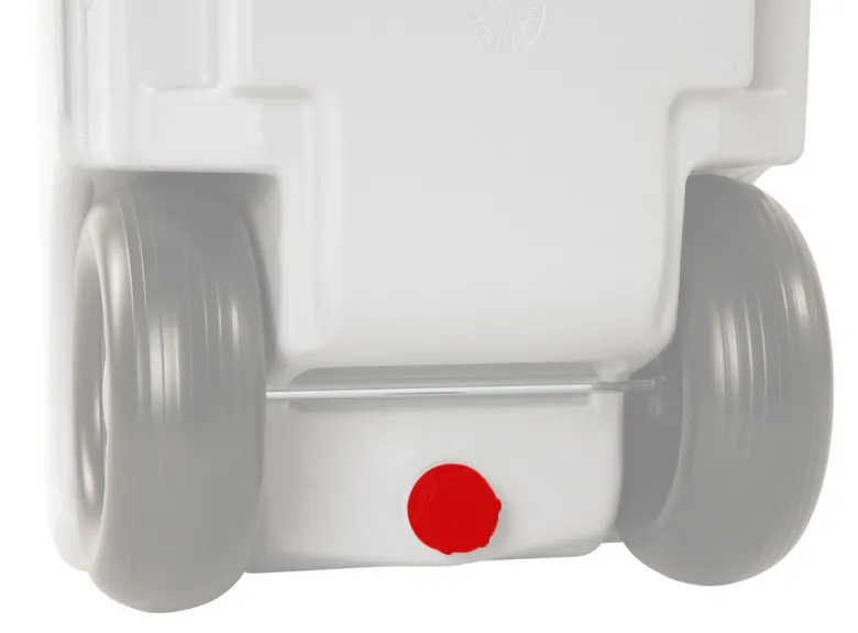 Fiamma 23B & 23F watertanks afvoerdop - red