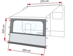 Fiamma Blocker Pro voorwand 280
