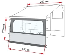Fiamma Blocker Pro voorwand VAN 260