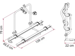 Fiamma Carry-Bike Garage Plus black fietsendrager