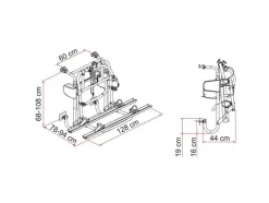 Fiamma Carry Bike Motor Lift 77 fietsendrager