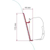 Fiamma F45 adapter Fiberglass Roof