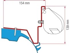 Fiamma F35 adapter Mercedes Vito Jules Verne