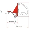 Fiamma F35 adapter Multirail Reimo VW T5/T6