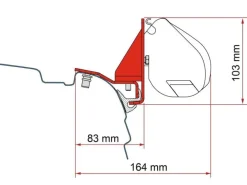 Fiamma F35 adapter Multirail Reimo VW T5/T6