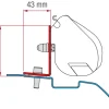 Fiamma F35 adapter Nissan NV200