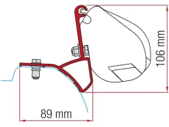 Fiamma F35 adapter Trafic Vivaro vanaf 2015