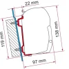 Fiamma F45 adapter Transit High Roof