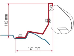 Fiamma F35 adapter Viano V-Class Vito Marco Polo