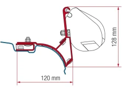 Fiamma F35 adapter VW T5/T6 Multivan-Transporter