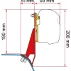 Fiamma F45/F43 adapter Custom V710/VW T7 Transporter