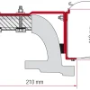 Fiamma F45/F43 adapter Mercedes Vito voor 2004