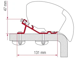 Fiamma F80/F65 adapter Standard