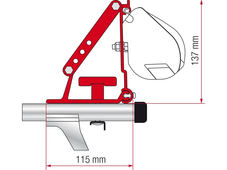 Fiamma F45/F43/F35 adapter Auto