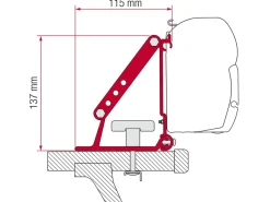Fiamma F45/F43/F35 adapter Auto