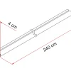 Fiamma Fixing Bar Pro L montagerail