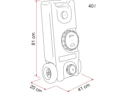 Fiamma 40F Roll-Tank schoonwatertank