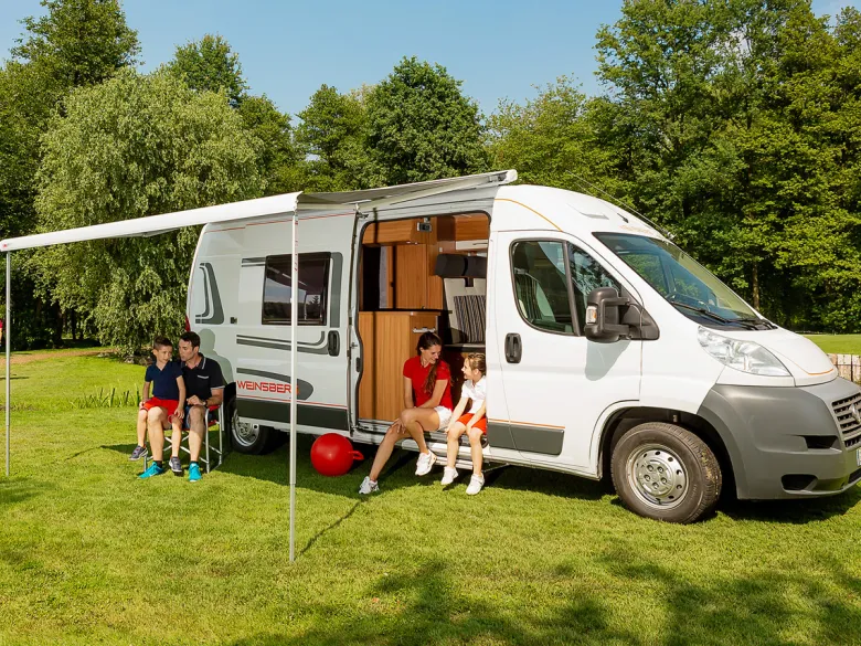 Fiamma F80s Deep Black 290 Royal Grey cassetteluifel