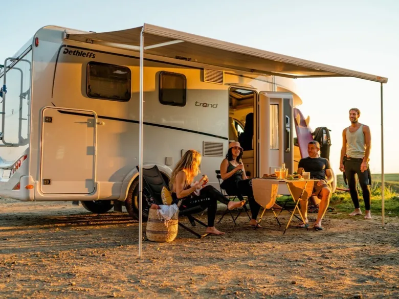 Fiamma F45s Polar White 260 Royal Grey cassetteluifel