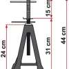 Fiamma Plastic jacks assteunen