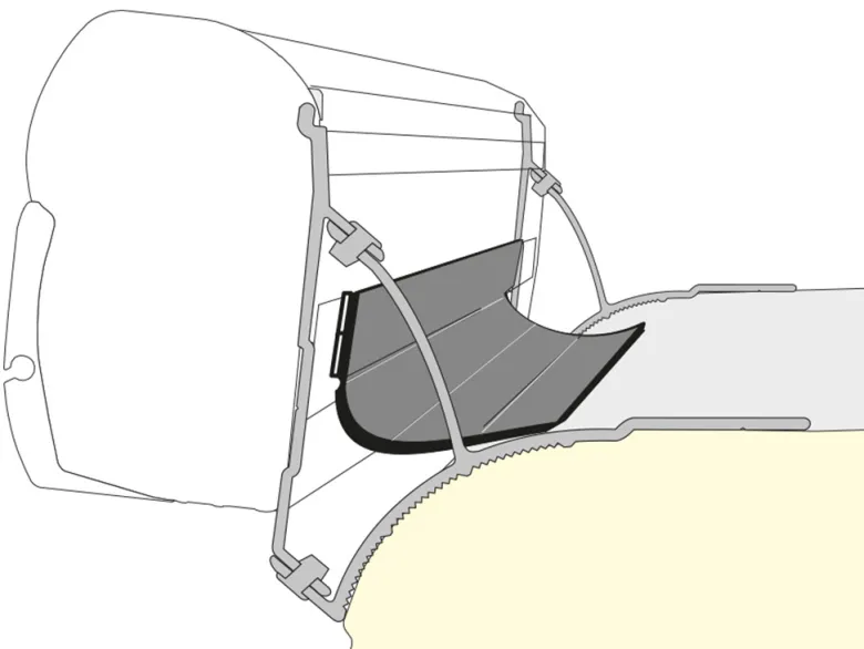 Fiamma Rain Guard Van afdichtrubber