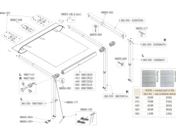 Fiamma set bevestiging rafter Caravanstore