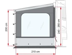 Fiamma Side W Pro zijwand Caravanstore