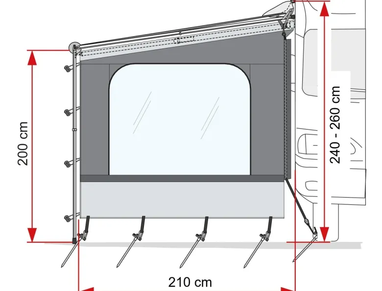 Fiamma Side W zijwand Caravanstore