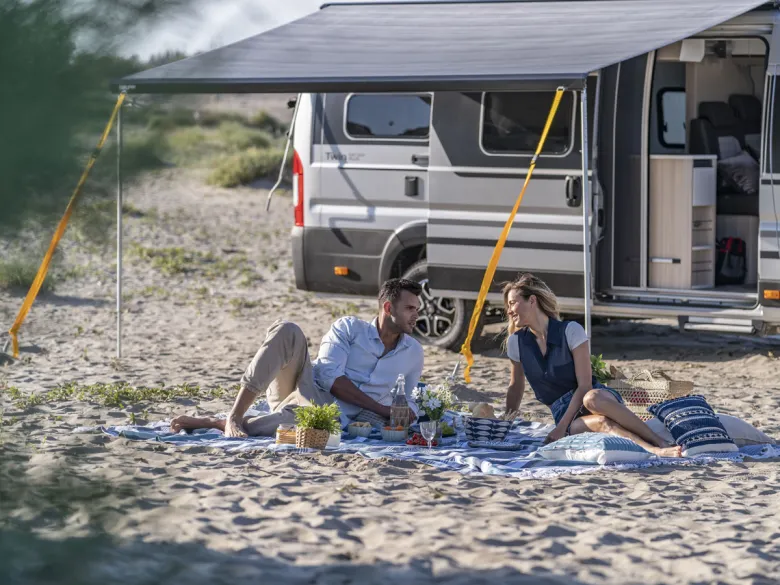 Fiamma Tie Down S Yellow stormbandset