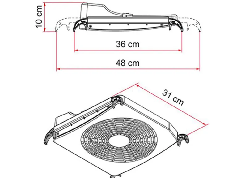 Fiamma Turbo Kit dakluik ventilator