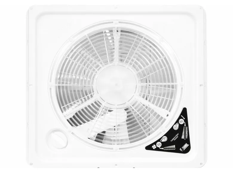 Fiamma Turbo Vent Premium 40 x 40 dakluik met ventilator - transparent
