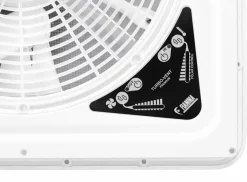 Fiamma Turbo Vent Premium 40 x 40 dakluik met ventilator - transparent
