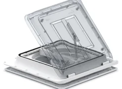 Fiamma Turbo Vent 40 x 40 dakluik met ventilator - transparent