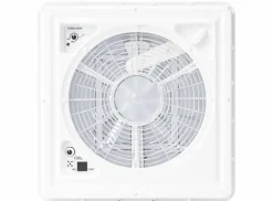 Fiamma Turbo Vent 40 x 40 dakluik met ventilator - transparent