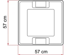 Fiamma Vent 50 dakluik - transparent
