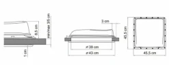 Fiamma Vent 40 dakluik - transparent