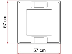 Fiamma Vent 50 dakluik - white