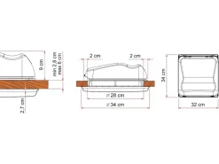 Fiamma Vent 28 F dakluik - transparent