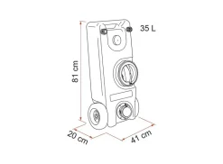 Fiamma 40W watertank
