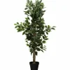 Ficus in pot 115 cm kunstplant - 2 kleuren