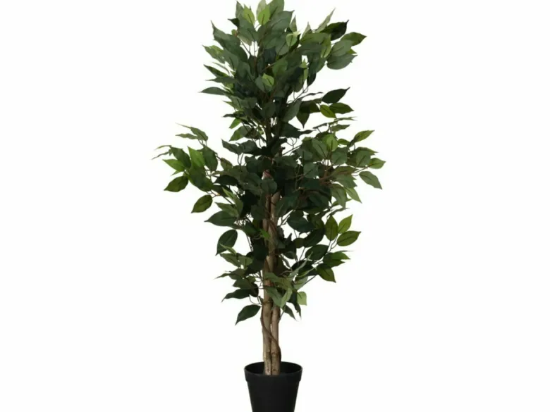 Ficus in pot 115 cm kunstplant - 2 kleuren