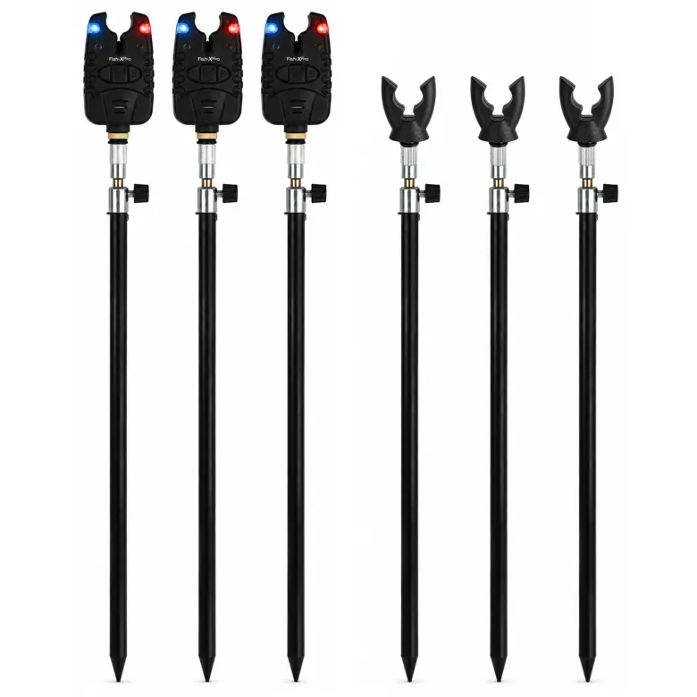 Fish-Xpro 50 cm Beetmelder Bankstick - Set van 6