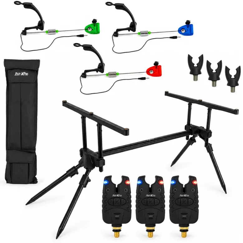 Fish-Xpro Deluxe Rodpod Set - 3 Hengels