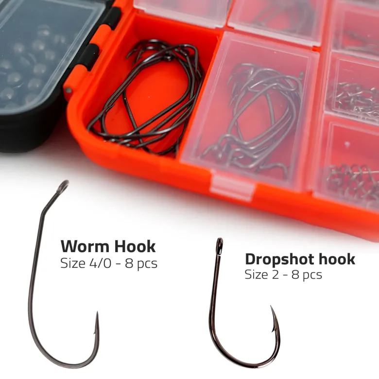 Fish-xpro haken en lood set - 201 delig