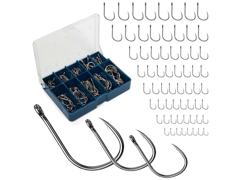 Fish-Xpro vishaken met oog - Set van 80