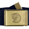 Fjällräven Canvas Brass riem - Dark Navy