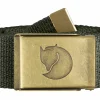Fjällräven Canvas Brass riem - Mountain Grey