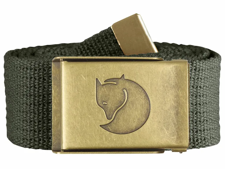 Fjällräven Canvas Brass riem - Mountain Grey