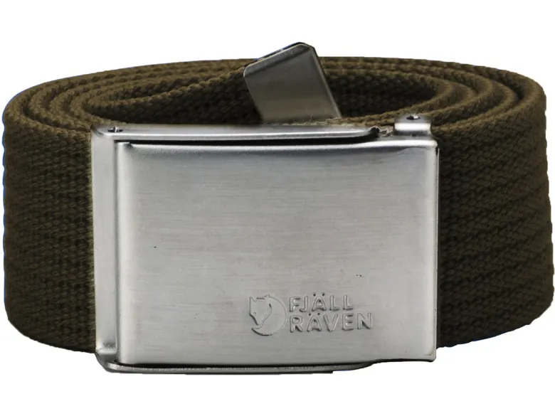 Fjällräven Canvas riem - Dark Olive