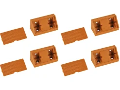 Fjord hoekverbinders met afdekkap - brown